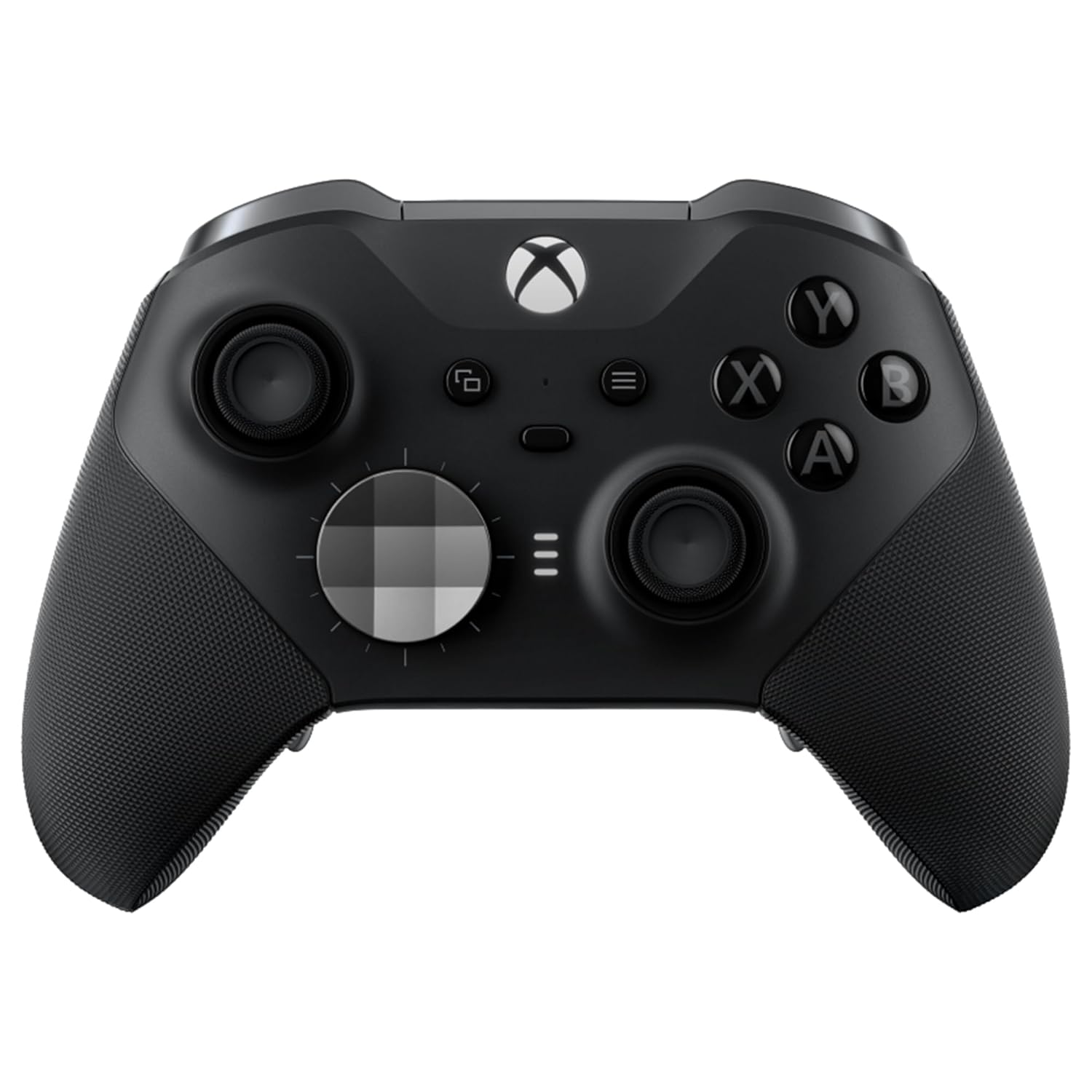 Xbox Elite Wireless Controller Series 2 with customizable thumbsticks, rubberized grip, and rechargeable battery
