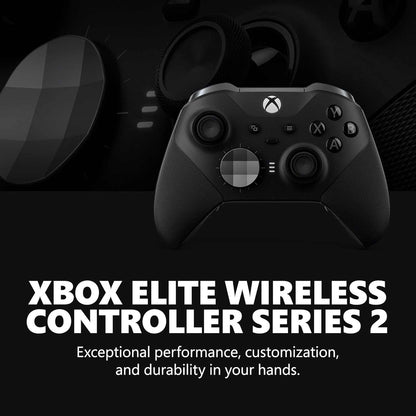 Gradient clear purple pink Xbox Elite Wireless Controller Series 2 with adjustable thumbsticks and rubberized grip