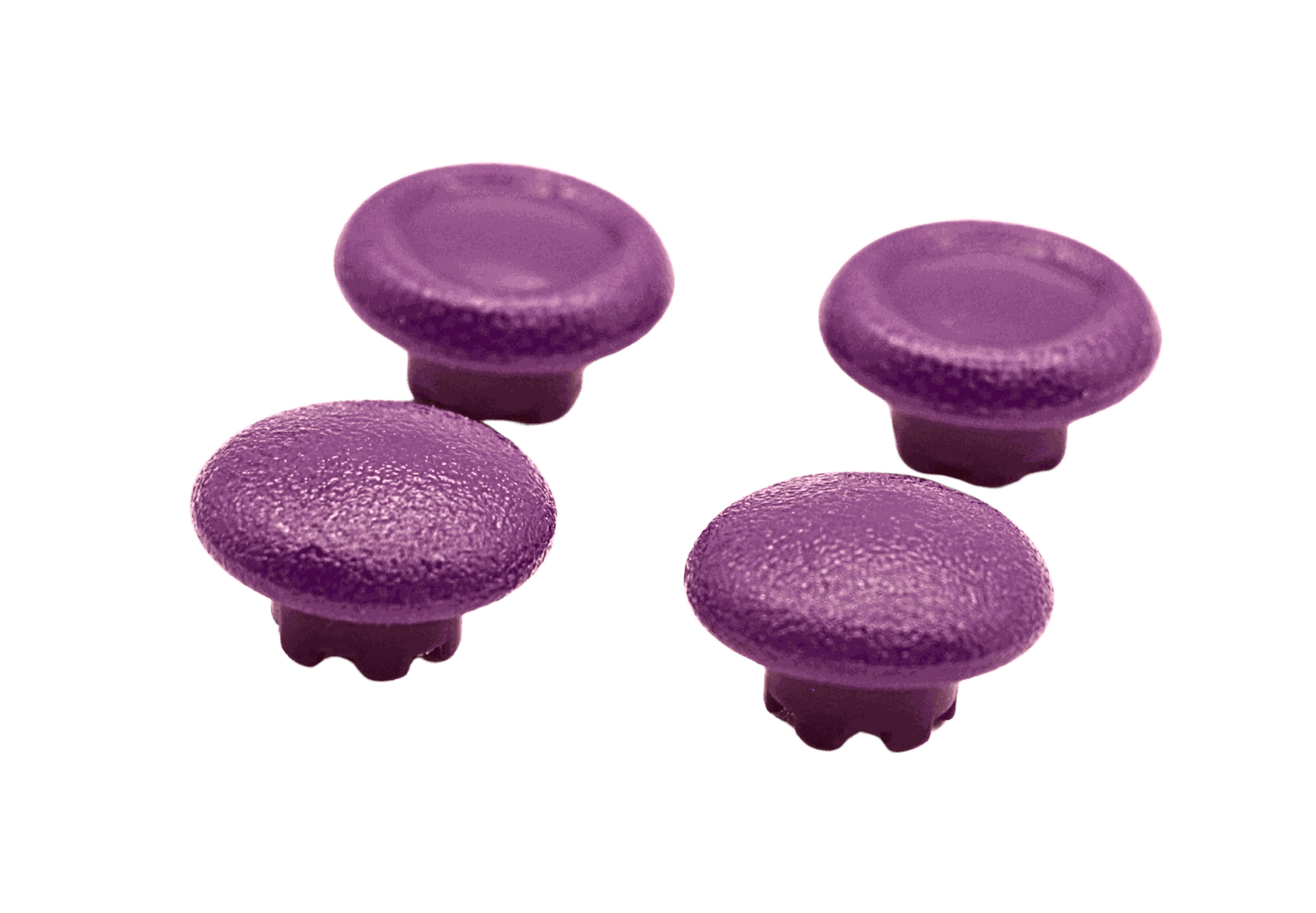 Customizable Purple Haze PS5 controller with adjustable thumbsticks and GM Master Mod features