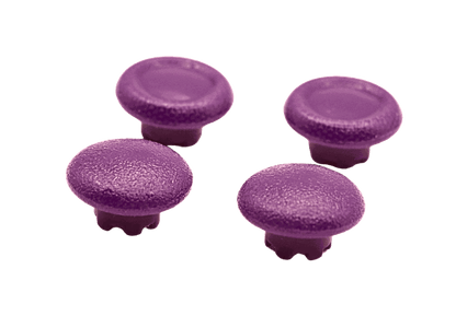 Customizable Purple Haze PS5 controller with adjustable thumbsticks and GM Master Mod features