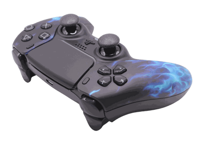 Blue Flame Custom PS5 Modded Controller
