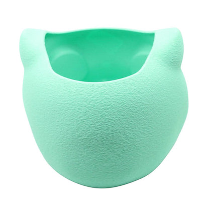Bulbasaur Storage Bin small mint green desk organizer with ears and open top