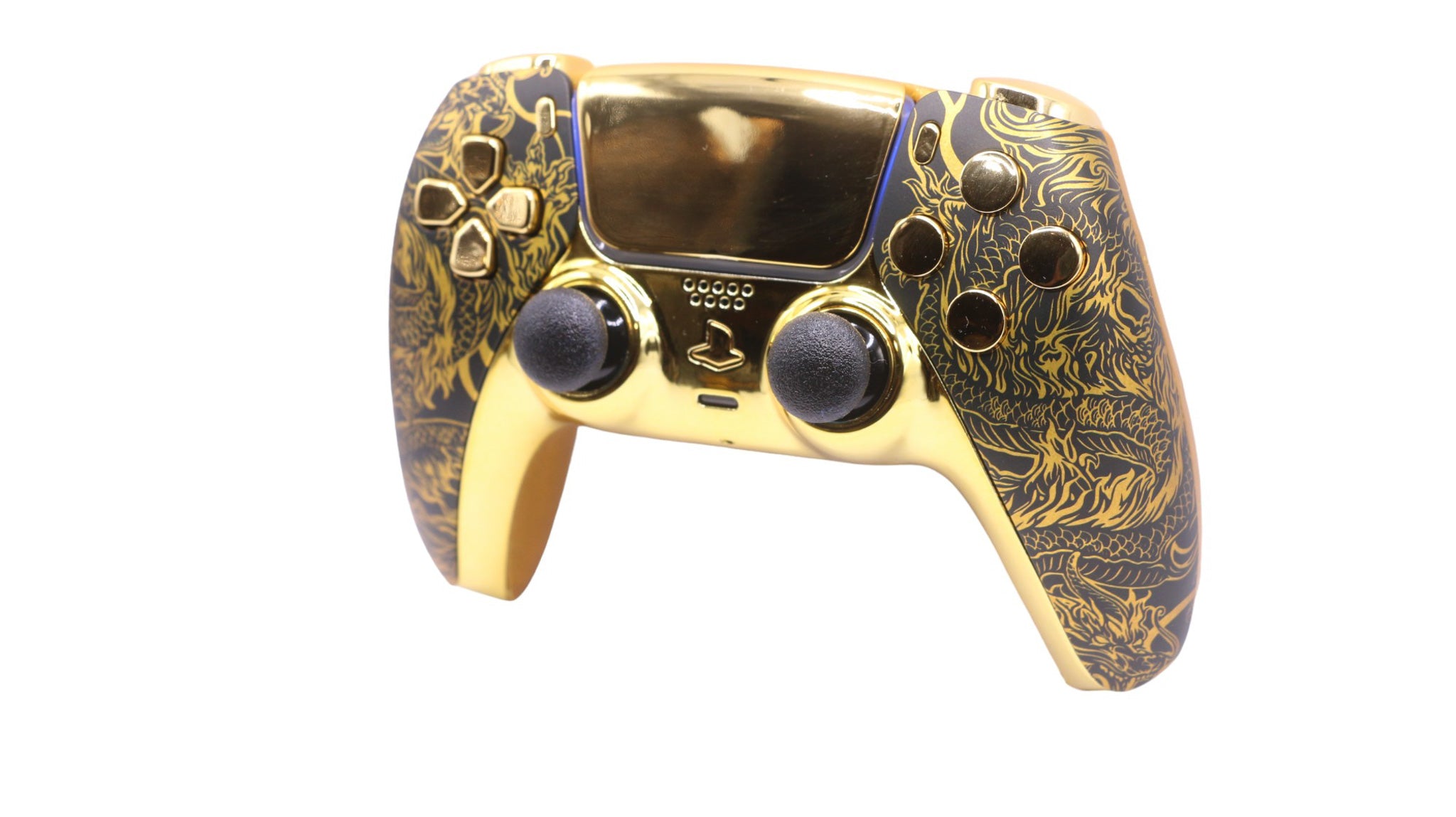Gold Custom PS5 Modded Controller