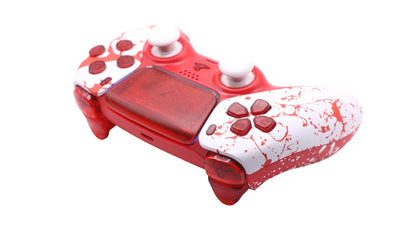 Blood Splatter PS5 controller with adjustable thumbsticks and rapid-response mouse triggers