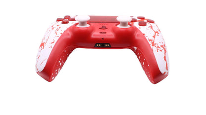 Blood Splatter PS5 custom controller with adjustable thumbsticks and responsive TMR triggers