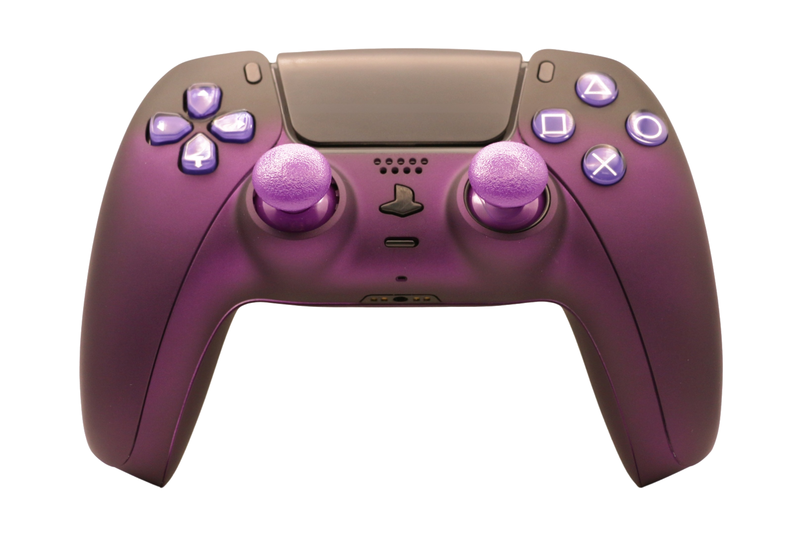 GeniusModsLabs custom purple PS5 DualSense controller